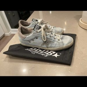 Golden Goose superstar denim low top sneakers